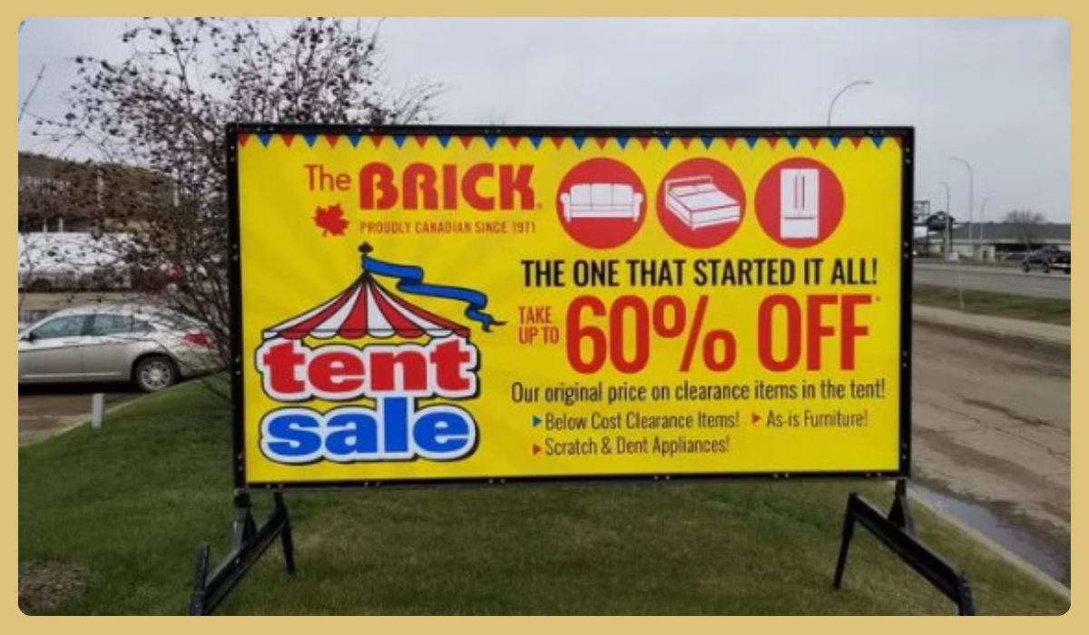 Saskatoon Mini Billboard Rental